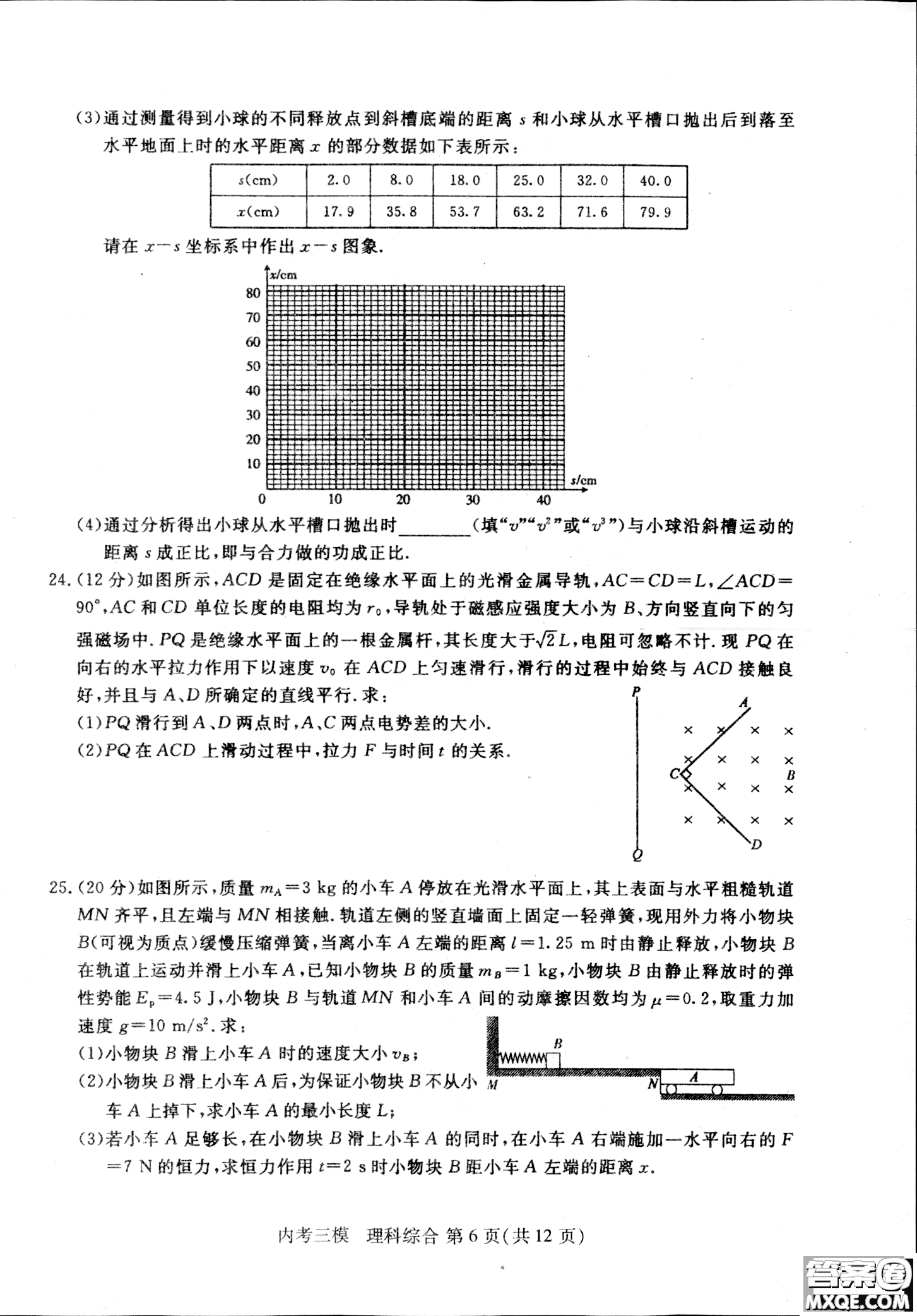 2019哈三中高三第三次模擬考試理綜試題及答案