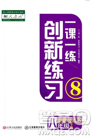 2019版一課一練創(chuàng)新練習八年級下冊道德與法治人教版參考答案
