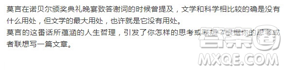文學(xué)最大用處就是無(wú)用作文 關(guān)于文學(xué)最大的用處就是沒(méi)有用處作文800字