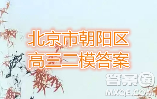 2019年5月北京市朝陽區(qū)高三二模語文試卷及答案