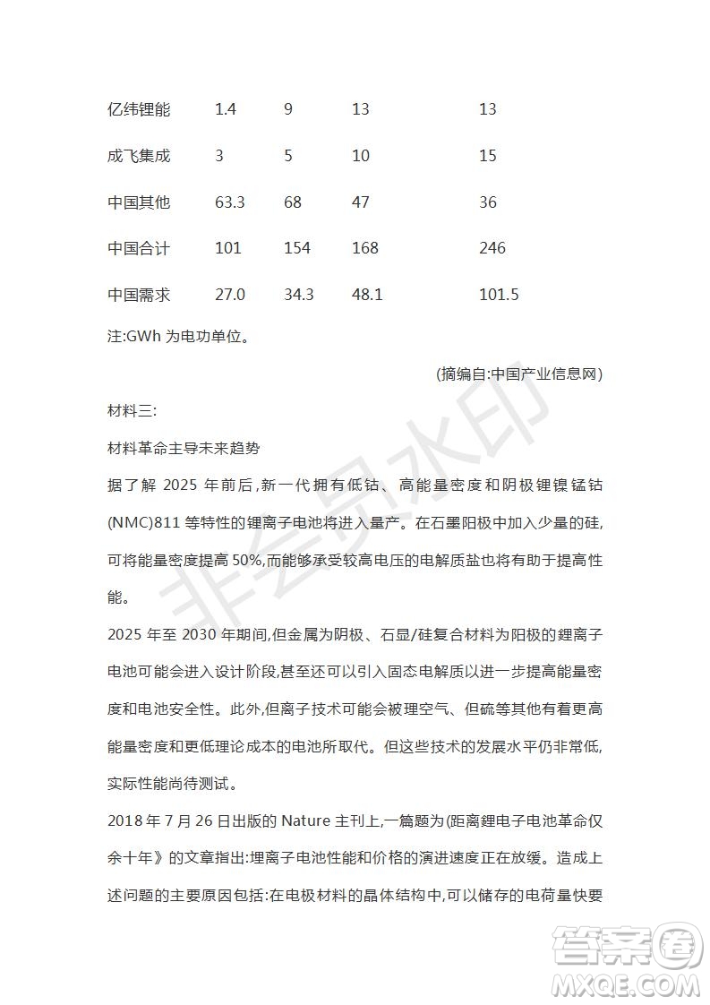 山東省濟寧北大培文學(xué)校2019屆高三語文考前押題卷1試卷及答案