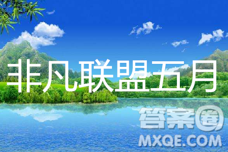 2019年非凡聯(lián)盟五月聯(lián)考高三年級調(diào)研考試?yán)頂?shù)答案