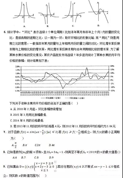 2019年贏鼎教育高考終極預(yù)測(cè)卷全國(guó)I卷理科數(shù)學(xué)試題及答案