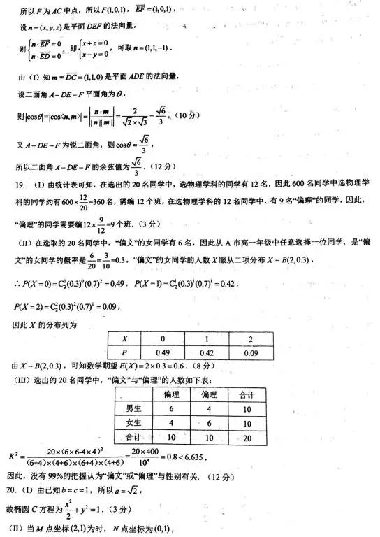 2019年贏鼎教育高考終極預(yù)測(cè)卷全國(guó)I卷理科數(shù)學(xué)試題及答案