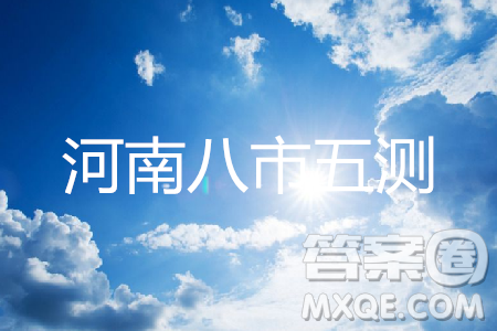 2019年河南省八市重點(diǎn)高中聯(lián)盟領(lǐng)軍考試第五次測(cè)評(píng)語(yǔ)文試題及答案