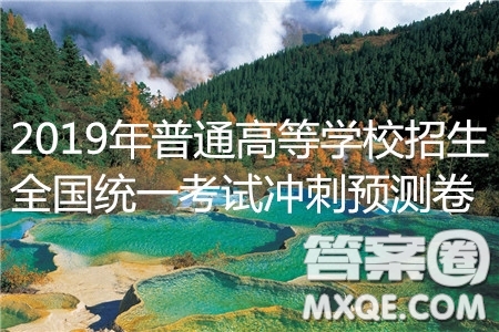 2019年普通高等學(xué)校招生全國統(tǒng)一考試沖刺預(yù)測卷六文理綜試題及答案