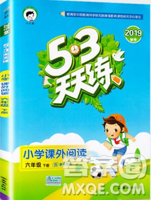 曲一線2019年53天天練小學(xué)課外閱讀六年級(jí)下冊(cè)參考答案