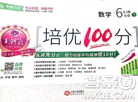 2019年王朝霞培優(yōu)100分六年級數(shù)學下冊人教版參考答案
