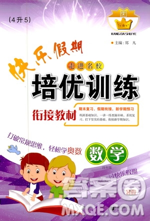 2019年快樂(lè)假期培優(yōu)訓(xùn)練暑假銜接教材4升5數(shù)學(xué)參考答案