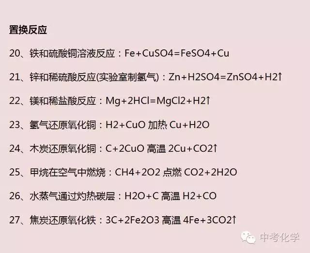 初中化學知識點大全 初中化學必備知識點