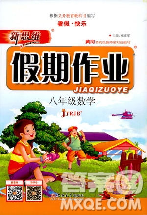暑假快樂2019年新思維假期作業(yè)八年級數(shù)學參考答案