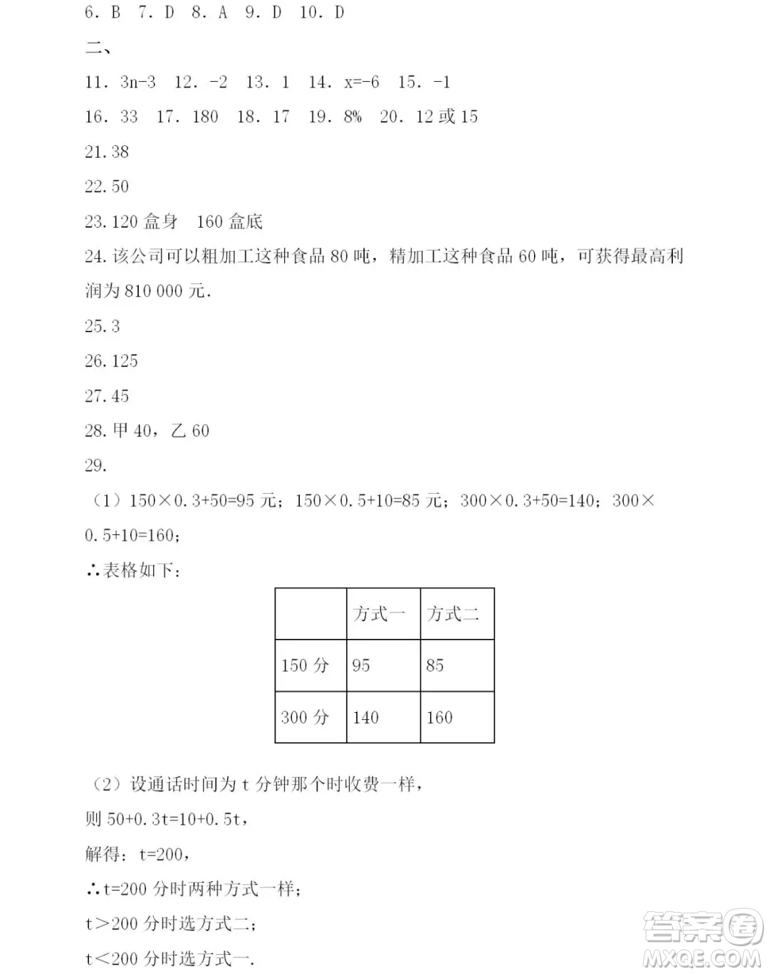 2019年Happy假日七年級數(shù)學人教版答案