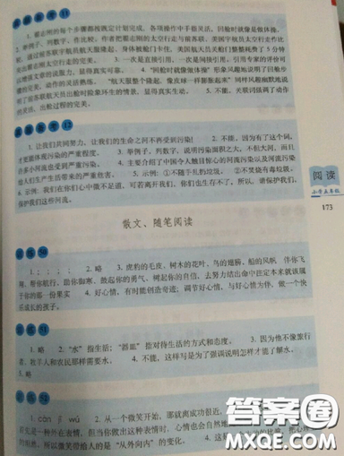 2019全國68所名牌小學(xué)小學(xué)語文閱讀訓(xùn)練80篇五年級全冊參考答案