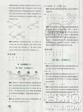 2019年小學(xué)學(xué)霸作業(yè)本一年級數(shù)學(xué)上冊人教版答案