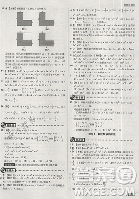 2019年新版初中必刷題八年級上冊數(shù)學人教版答案