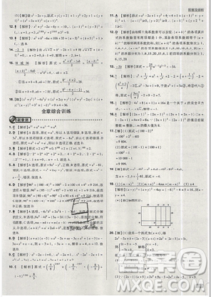 2019年新版初中必刷題八年級上冊數(shù)學人教版答案