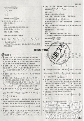 2019年新版初中必刷題八年級上冊數(shù)學人教版答案