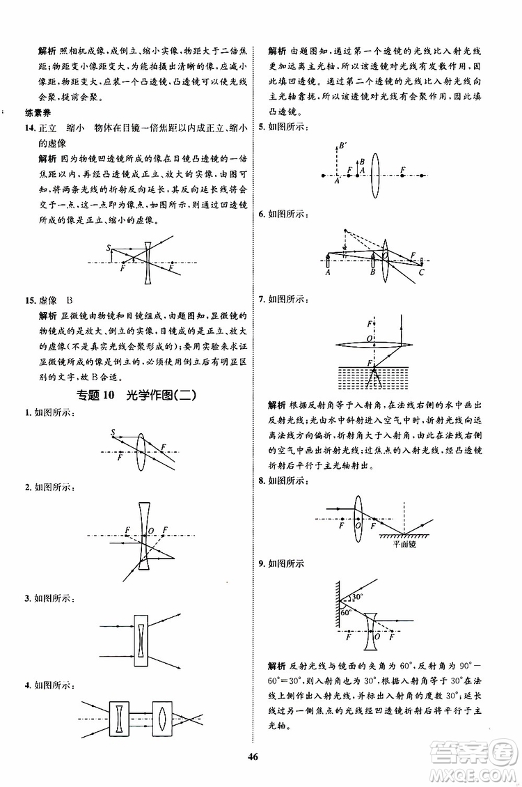 2019年初中同步學(xué)考優(yōu)化設(shè)計(jì)物理八年級上冊HK滬科版參考答案