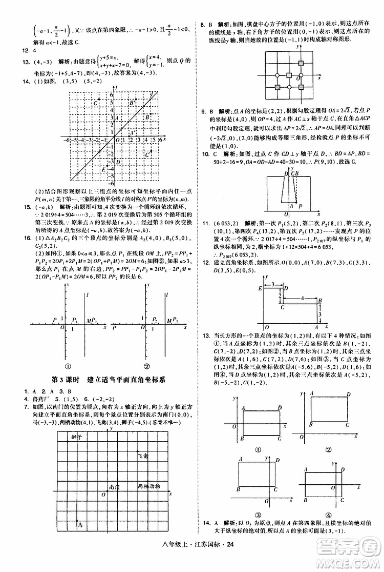 2019年經(jīng)綸學(xué)典學(xué)霸題中題八年級上冊數(shù)學(xué)江蘇國標修訂版參考答案