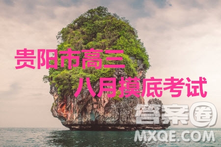 2020屆貴州省貴陽市普通高中高三8月摸底考試語文試題及答案