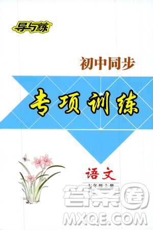 導(dǎo)與練2019初中同步專(zhuān)項(xiàng)訓(xùn)練語(yǔ)文七年級(jí)上冊(cè)答案
