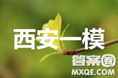 2020屆西安一模語文試題及答案