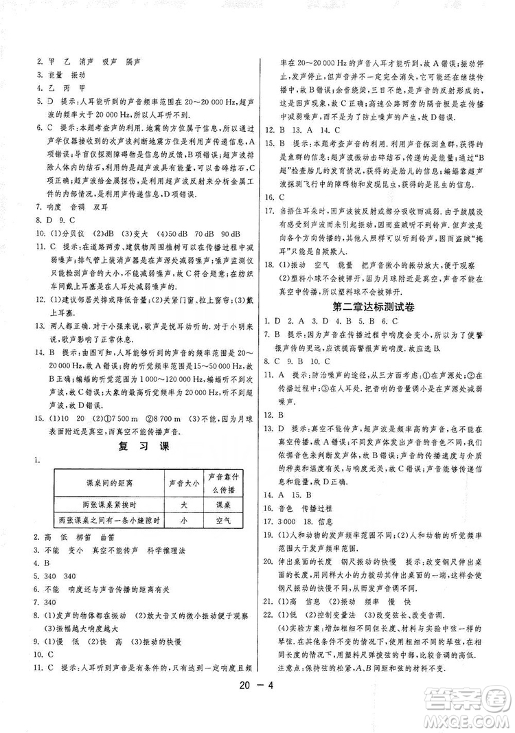 2019春雨教育1課3練單元達(dá)標(biāo)測(cè)試8年級(jí)上冊(cè)物理滬粵版HY答案