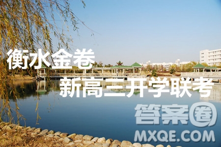 2020屆衡水金卷全國新高三開學聯(lián)考物理試題及參考答案