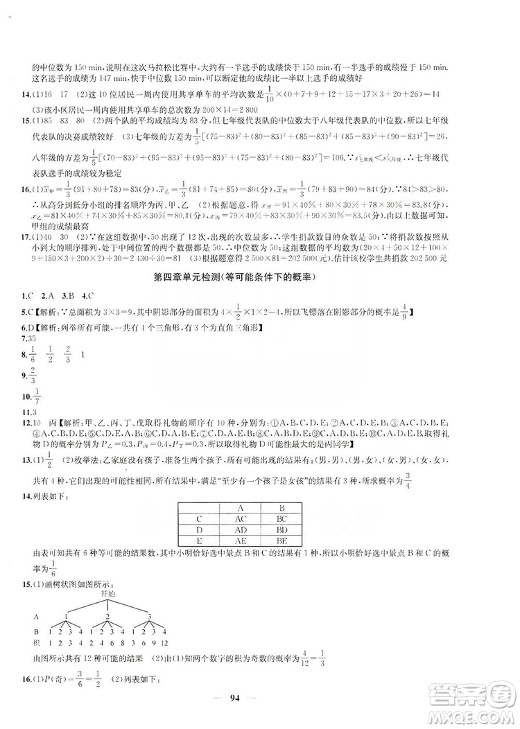 2019金鑰匙沖刺名校大試卷9年級數(shù)學上冊國標江蘇版答案