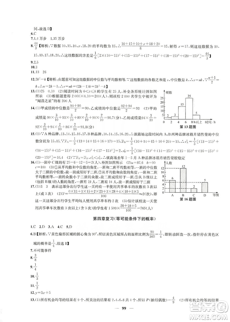 2019金鑰匙沖刺名校大試卷9年級數(shù)學上冊國標江蘇版答案