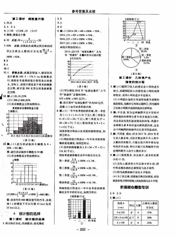 榮德基2019秋典中點(diǎn)綜合應(yīng)用創(chuàng)新題七年級上數(shù)學(xué)BS北師版參考答案