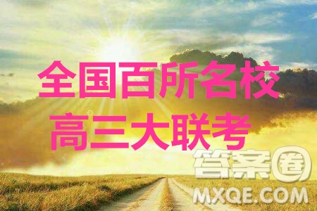 2020全國(guó)百所名校高三大聯(lián)考語文參考答案