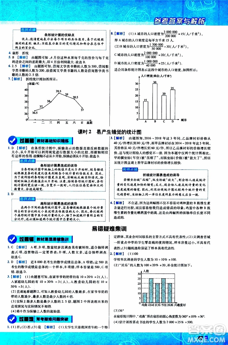 2020版一遍過初中數(shù)學(xué)七年級(jí)上冊(cè)BS版北師版參考答案