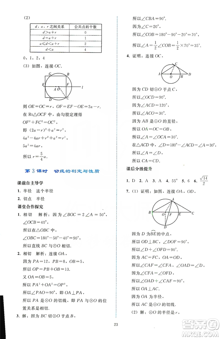 2019同步輕松練習(xí)九年級數(shù)學(xué)上冊人教版答案