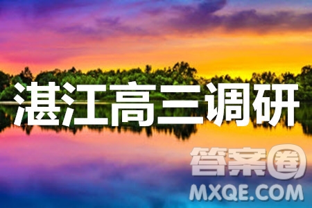 2020屆湛江市高三9月調(diào)研考試文科數(shù)學(xué)試題及參考答案