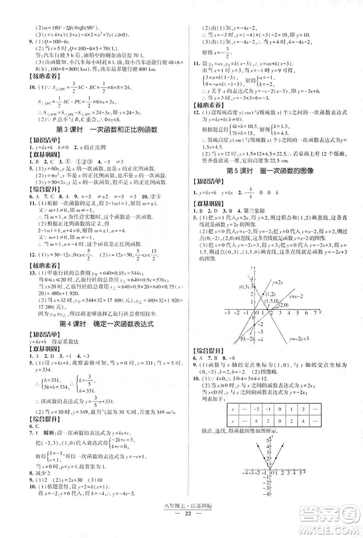 經(jīng)綸學(xué)典2019新課時(shí)作業(yè)八年級(jí)數(shù)學(xué)上冊(cè)江蘇國標(biāo)修訂版答案