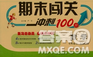 春雨教育2019期末闖關(guān)沖刺100分?jǐn)?shù)學(xué)七年級上冊RMJY人教版答案