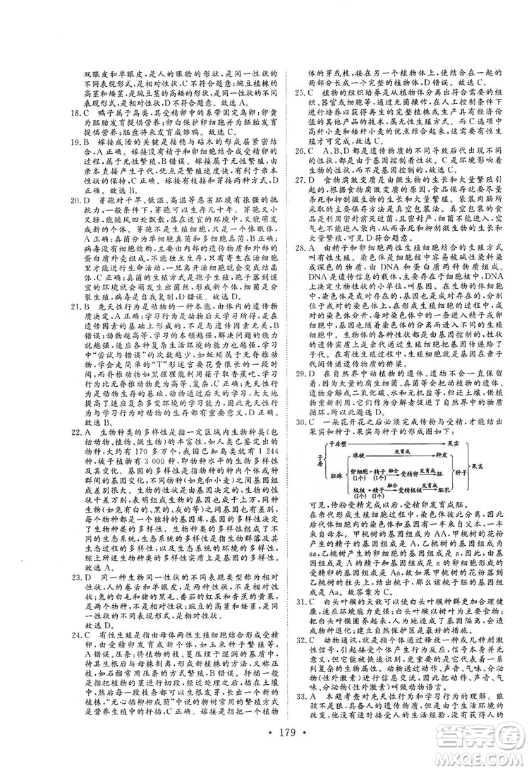 海南出版社2019新課程同步練習(xí)冊(cè)八年級(jí)生物上冊(cè)北師大版答案