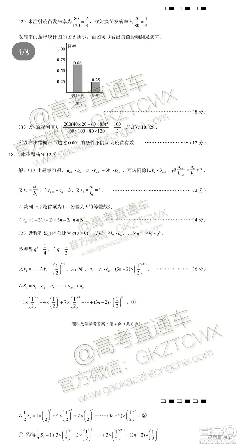 2020屆貴陽一中高考適應性月考二文理數試題及參考答案