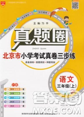 2019年北京市真題圈小學(xué)試卷真卷三步練三年級語文上冊答案
