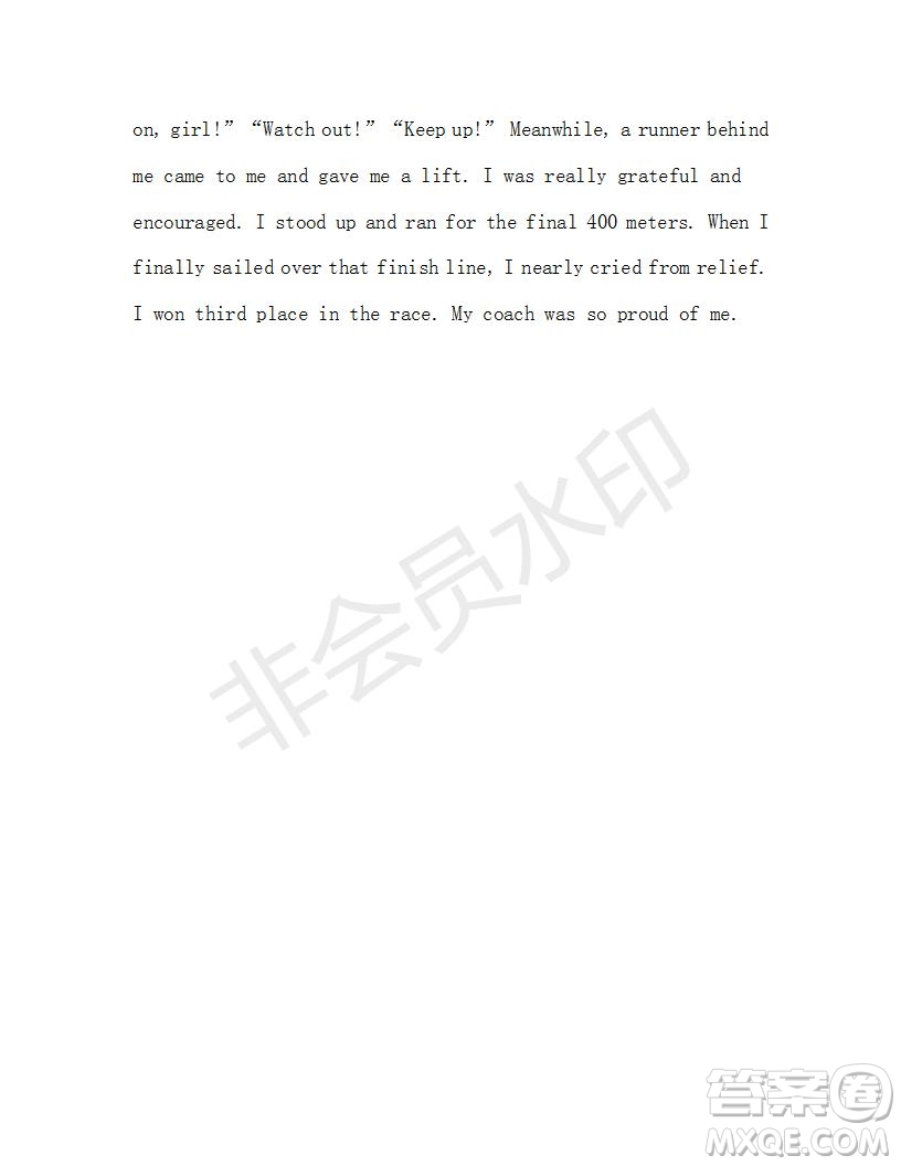 學(xué)生雙語(yǔ)報(bào)2019-2020學(xué)年RX版浙江專版高二Book5第10期測(cè)試題參考答案