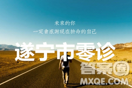 遂寧市高中2020屆零診考試?yán)砜茢?shù)學(xué)試題及參考答案