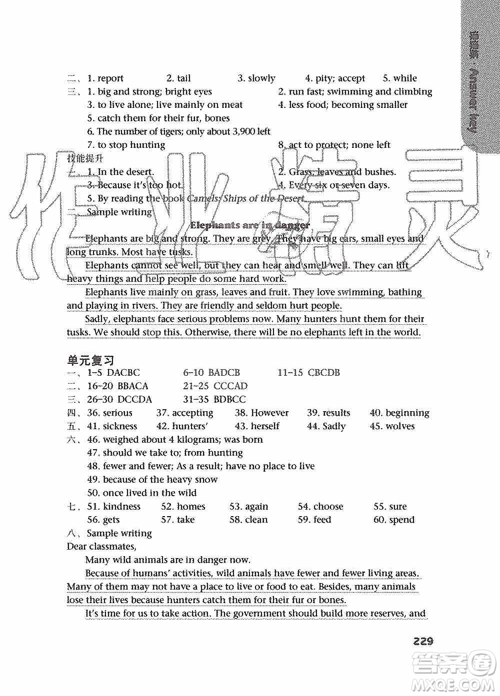 譯林出版社2019課課練初中英語(yǔ)八年級(jí)上冊(cè)第二版答案