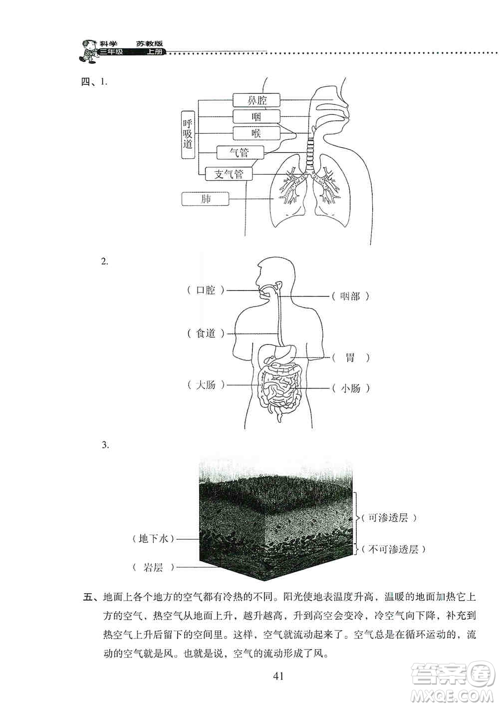 晨光出版社2019晨光全優(yōu)小學(xué)單元達(dá)標(biāo)與歸類(lèi)復(fù)習(xí)檢測(cè)卷三年級(jí)科學(xué)上冊(cè)蘇科版答案