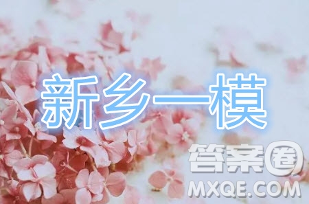 2020屆許昌平頂山新鄉(xiāng)市高三一模語(yǔ)文試題及參考答案