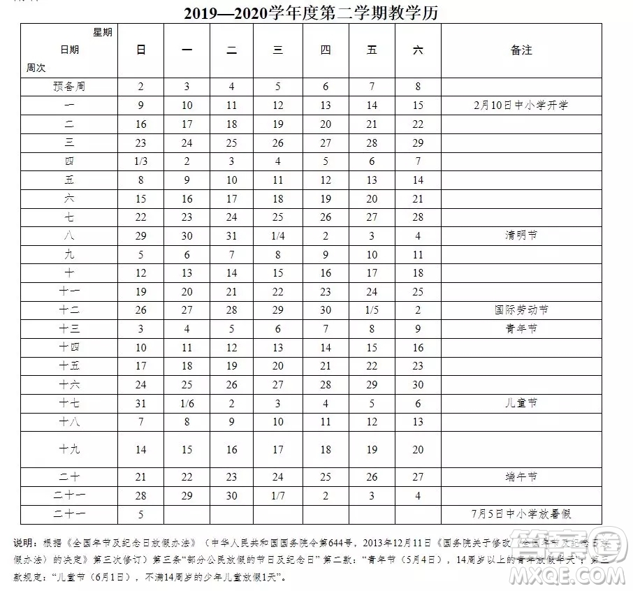 2020年武漢寒假什么時候 2020年武漢中小學寒假放假時間