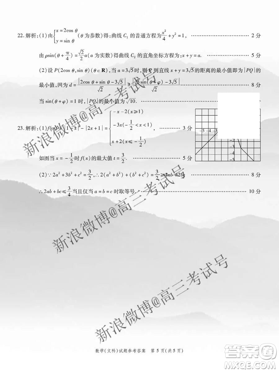重慶南開中學(xué)2020屆高三第四次教學(xué)質(zhì)量監(jiān)測考試文數(shù)答案