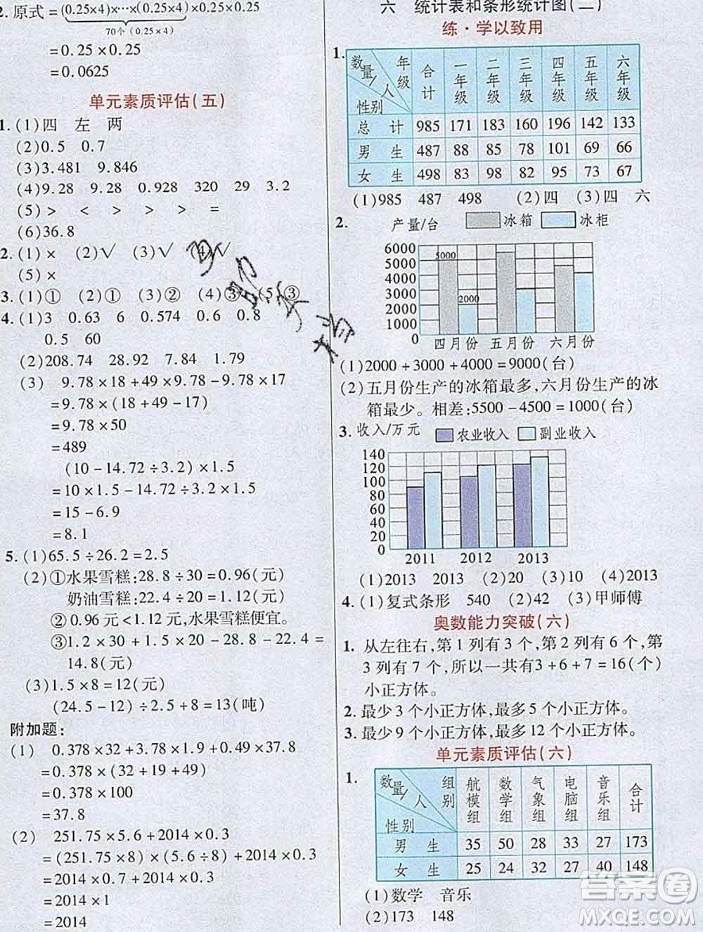 武漢出版社2019年英才教程五年級數(shù)學(xué)上冊蘇教版答案