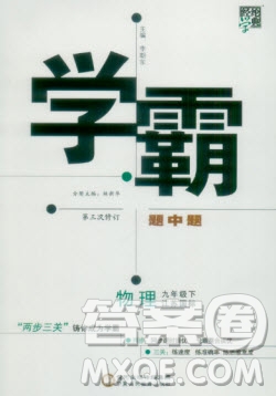 經(jīng)綸學(xué)典2020年學(xué)霸題中題物理九年級(jí)下冊(cè)江蘇國(guó)標(biāo)參考答案