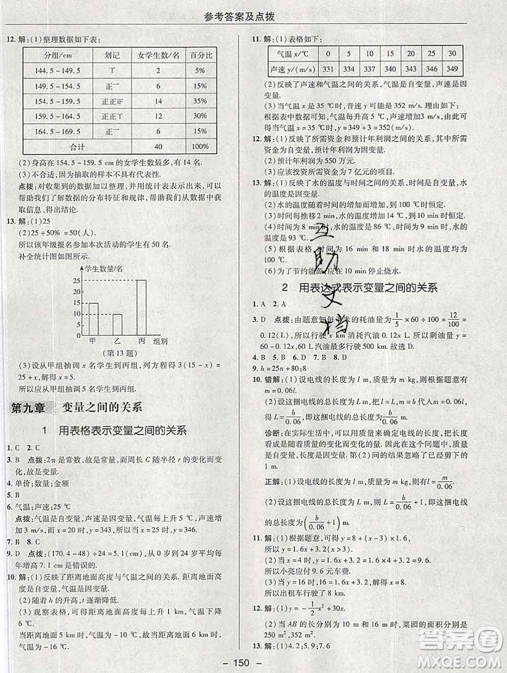 2020綜合應(yīng)用創(chuàng)新題典中點(diǎn)六年級(jí)數(shù)學(xué)下冊(cè)魯教版五四制答案